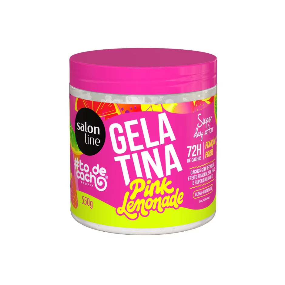 Gelatina #todecacho Pink Lemonade 550g